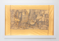 Mary Bauermeister, Lichttuch (Light cloth), 1963, Linen cloth in light box, 145 x 223 x 20 cm, Photo: setform.de, 