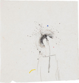 Clivia Vorrath, Untitled, 1979, graphite, grease crayon, guache, collage on paper, 38.6x37.2cm, , 