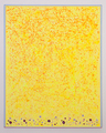 Mary Bauermeister, Hommage à Gustav Klimt, 2015, Casein tempera and phosphorescent paint on canvas, 200 x 160 cm, Photo: setform.de, 