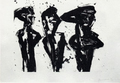 Jannis Kounellis, Fumo die Pietra VI of X, 1992, lithograph, 80 x 100 cm, Edition of 21, , 