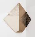 Mary Bauermeister, Flächen gefaltet (Plains folded), 1962, Sand, casein tempera, graphite, India ink, stones on wood, 125 x 100 x 36 cm, Photo: setform.de, 