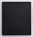 Fiene Scharp, Untitled, 2013, Haar (weiß), Graphit, Klebeband auf Papier (hair, (white), graphite, tape on paper), 70 x 60 cm ungerahmt (75 x 65 cm gerahmt), Photo: setform.de, 