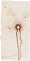 Clivia Vorrath, Untitled, 1979, pencil, grease crayon, indian ink on paper, 27.8x13.5cm, , 