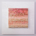 Mary Bauermeister, Untitled, 2015, Casein tempera and straws on wood, 60 x 60 cm (straws: 36 x 36 cm), Photo: setform.de, 