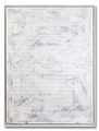 Caro Jost, Invoice Painting B.N. June 1, 1956, Munich, 2016, Synthetics, digital print on canvas, 120 x 90 cm, Photo: Archive, 