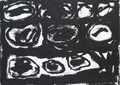 Jannis Kounellis, Untitled (Piombo), 2008, oil pastels on paper, 70 x 50 cm, , 