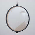 Adolf Luther, Hängelinse (Hanging lens), 1985, Concave mirror, semitransparent, synthetic framework, ∅ 50 cm x 7,5 cm, Multiple, Photo: Marcus Schneider, 