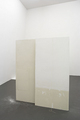 Fernanda Gomes, Untitled, 2009, Steel plate, chipboard, thread, nail and paint, 110 x 140 x 160 cm, Photo: Uwe Walter, 