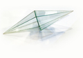 Jakob Mattner, Diamant (Diamond), 1977, Glas, tape, 37 x 10 x 10 cm, Photo: Archive, 