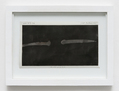 Jakob Mattner, Nachtgespräch (Nighttalk), 1978, Soot on coated paper, 25 x 34 cm, framed, Photo: Marcus Schneider, 