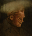 Manuele Cerutti, Portrait III (Il Corruttore), 2012, Oil on canvas, 30 x 26,5 cm, Photo: Cristina Leoncini, 