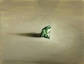 Manuele Cerutti, Non solo i cani affogano nel fango, 2012, Oil on canvas, 45 x 60 cm, Photo: Cristina Leoncini, 
