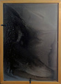 Jakob Mattner, Helios Negativ, 1998, Reverse glass painting, 32 x 42 cm, Photo: Archive, 
